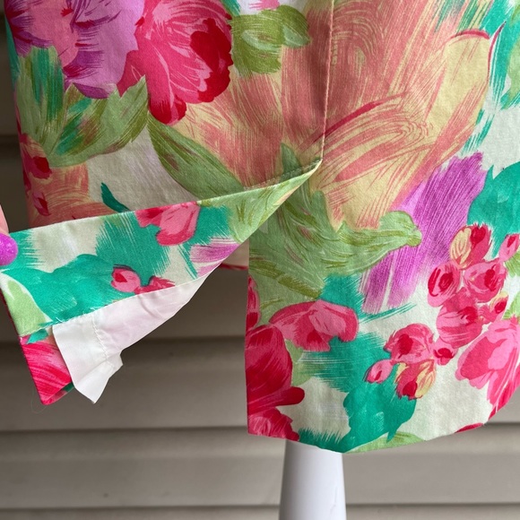 •Talbots• Floral Lined Pencil Skirt - Size 12 - Picture 6 of 8